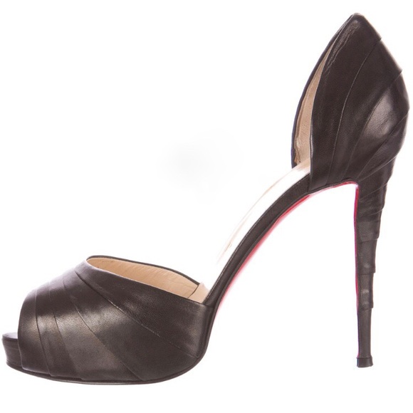 Christian Louboutin Armadillo Peep Toe Pump 36.5 6 - Picture 3 of 8
